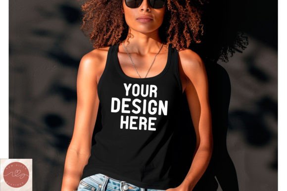Bella Canvas Tank Top 8800 Mockup for Graphic Design