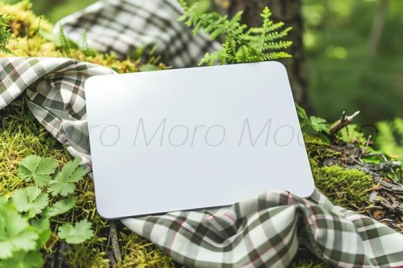 Camping White Mousepads Mockup Review