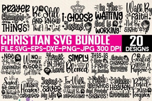 Christian SVG Bundle Faith Bundle SVG