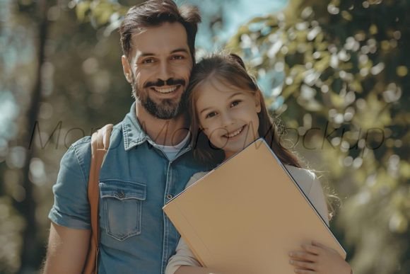 Dad Daughter Notebooks Mockup Graphics for Book Amp Creators