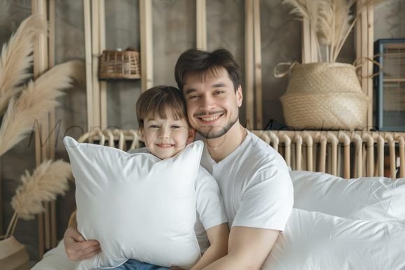 Dad Son Pillows Mockup Graphics for Pillows Amp