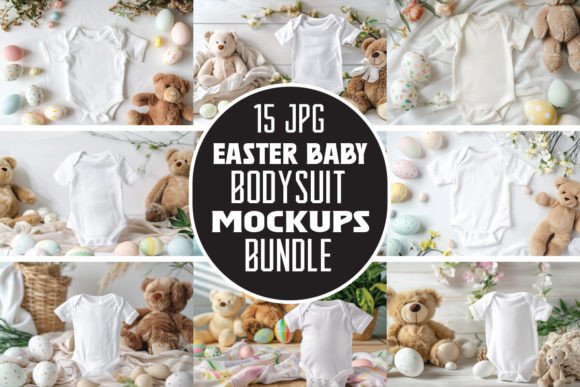 Easter Baby Bodysuit Mockups Bundle Review