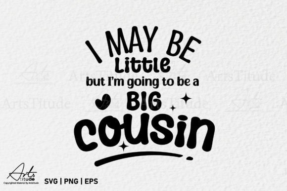 Funny Cousin SVG Cut File Big Cousin PNG Graphics