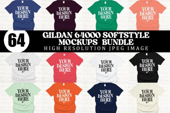 Gildan 64000 Softstyle Mockup Bundle Review