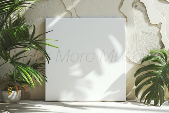 Tropical Summer Canvas Prints Mockup - Graphics for Canvas Amp Projects